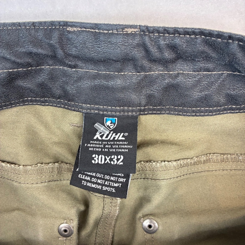 KUHL RYDR Pants Mens 30x31 Brown Relaxed Fit Articulated Knee Rugged Work Hiking - Picture 11 of 12